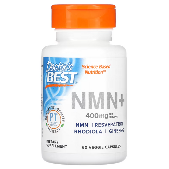 NMN+, egészséges öregedés, 200 mg, 60 db, Doctor s Best