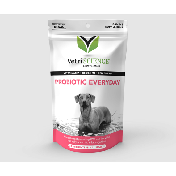 Probiotic Everyday, emésztés támogatása kutyáknak, 45 db, Vetri Science