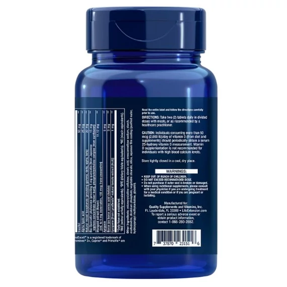 Two-Per-Day, napi két kapszula multivitamin, 120 db, Life Extension 