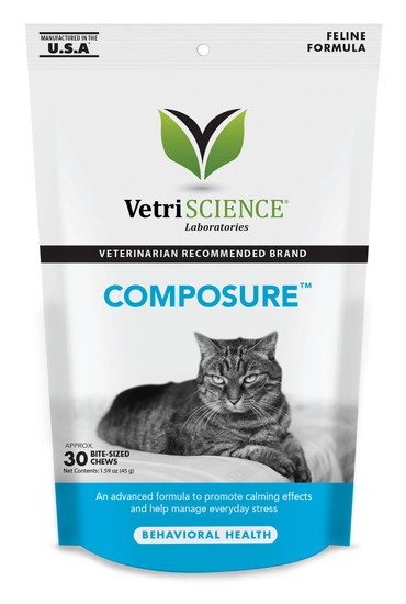 COMPOSURE stresszoldó macskáknak, 30db jutalomfalat, Vetri Science (lejárat: 2024.05., készlet erejéig)